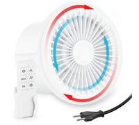 HG Power 150mm Ventilatore da Bagno Ventilatore di Scarico a due vie con Telecomando 3 Velocità Silenzioso per la Ventilazione di Scarico e Aspirazione in Bagni Cucine Bagni Garage e Cantine