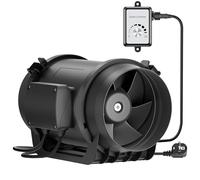 HG Power 150mm Ventola di Aspirazione con Regolatore di Velocità EC Motor Silenzioso Ventilatore di Scarico 798m³/h Ventilazione da tubo