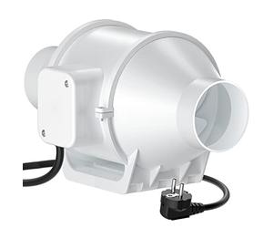 HG Power Ventilatore centrifugo, Estrattore Ventilatore in linea Super Leggero e Silenzioso (75mm standard)