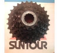 HG-SPEC Suntour 12T-28T 7-Spd Strada/MTB Cassetta -NUOVO/NOS Vintage -Power Flo+