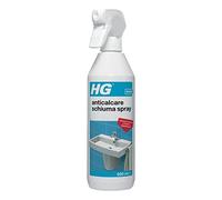 HG Spray Anticalcare con Schiuma, Anticalcare Professionale, Rimuove Macchie e Depositi dai Soffioni della Doccia, Rubinetti, Vasche e Pannelli Paraschizzi (500ml) - 218050108