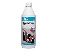 HG Sturalavandini Liquido, Sblocca gli Scarichi Intasati di Lavandini e WC da Cumuli di Carta Igienica, Capelli e Residui di Sapone, 1 litro