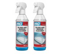 HG Vetro E Specchio Detergente,senza Righe Detergente per Vetro,500ml Spray