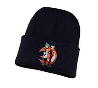 HGADXVBE So-ul Eat-er Cappellino Uomo Invernale, Berretto con Stampa di Anime in Maglia, Berretto da Sci per Adulti, Adolescenti e Bambini, Soffice(Black13)