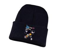 HGADXVBE So-ul Eat-er Cappellino Uomo Invernale, Berretto con Stampa di Anime in Maglia, Berretto da Sci per Adulti, Adolescenti e Bambini, Soffice(Black9)