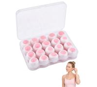 HGAJMT Tappi Orecchie Dormire in Cera, 20 Pcs Tappi per Orecchie per Dormire Antirumore, Materiale Naturale e Morbido per Sonno Profondo e Senza Pressione Adulto