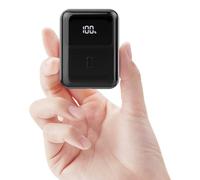 Hganus Power Bank 10000mAh 22.5W Ultra Sottile & Leggero Ricarica Rapida Powerbank PD3.0 QC4.0 Ricarica Rapida Batteria per iPhone 15 14 13 12 Pro Max Mini Plus Samsung S23 S22 iPad etc(nero)