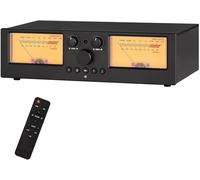 HGAYUBDV Doppio VU Meter analogico, misuratore VU3 PRO Audio da 350 W, selettore di Amplificatore e Altoparlante 2-IN-2-OUT con Display a Pannello Db, 35 Livelli di Colore/5 Livelli di luminosità