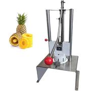 HGAYUBDV Macchina Commerciale for togliere Il torsolo all'ananas, sbucciatrice for Ananas in Acciaio Inossidabile, tagliatrice e affettatrice Manuale for Ananas, Produzione: 60 Pezzi/Ora, 10 Secondi