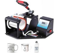 HGAYUBDV Macchina for Stampa a Caldo for Bicchieri, Macchina for Stampa a Sublimazione for Tazze, Immagini Personalizzate Fai da Te, Controllo Automatico del Tempo, Controllo Intelligente