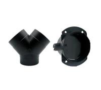 HGCXBYAP Riscaldatore Diesel da Parcheggio Valvola A Farfalla Regolabile, Condotto di Sfiato, Diramazione, Divisore, Uscita del Tubo di Scarico, Adatto per Webastoa Heater ducting(75mm Y2 1 Valve)