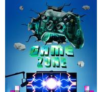 HGDESIGN® Graz Design - Adesivo da parete per gamepad game zone, 3D, decorazione da parete per cameretta dei bambini, ragazzi, camera da letto, ragazzi e adolescenti, regalo (A)