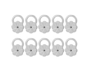 HGENAHGTF 10 sollevatori ipoallergenici per orecchini, comodi lobi per orecchie cadenti, accessori per gioielli alla moda regolabili, Misura unica, come descritto, come descritto
