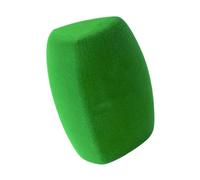 HGENAHGTF Densities Foam Microfoni Cover Triangolare Design Verde | Forma triangolare, riduzioni, assorbimento degli urti, attrezzatura da studio portatile, schiuma acustica