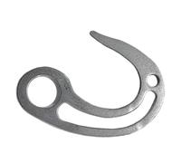 HGENAHGTF Gancio Arrampicata per Percorsi di Roccia | Accessorio di posizionamento della corda dell'acciaio inossidabile con corpo in metallo, uso della traccia