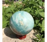 HGETJOHXEM Decorative Ornaments Sky Blue Ball Caribbean Calcite Crystal Ball Wedding Decoration Souvenir (Size : 5-6cm)