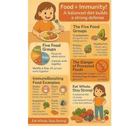 HGETJOHXEM Food for a Strong Immune System Chart Wellness Poster for Kitchen and Home Decor(Unframed,08x12inch(20x30cm))