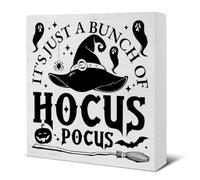 HGETJOHXEM Hocus Pocus Halloween Poster - Sanderson Sisters Wall Art for Spooky Indoor Room Decor, Party Supplies & Witchy Themed Bedroom(Framed,08x12inch(20x30cm))