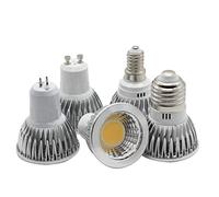 HGETJOHXEM Home Bulbs 1pc Led Spotlight GU10 LED 9W 12W Dimmable Aluminum Body Led Bulb 9W 12W COB G5.3 E14 E27 LED Lamp AC 110V 220V 240V Household Lamp (Color : Cold White, Size : E27 12W)