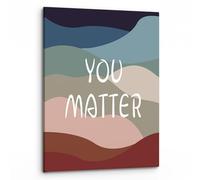 HGETJOHXEM Progress Is Not Linear Mental Health Wall Art - Inspirational Quote Canvas Print, Framed Therapy Office Decor for Counselor, Psychologist, Home Studio(Unframed,16x24inch(40x60cm))