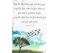 HGETJOHXEM Scripture Decor Poster Numbers 6 24 May The Lord Bless You Wall-Art Gift for Bedroom Wedding Gift(Unframed,16x24inch(40x60cm))