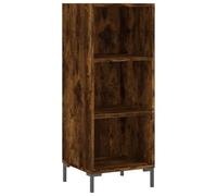 HGFDVCMR Credenza in rovere affumicato, 34,5 x 32,5 x 90 cm, comò | Armadio compatto con supporto a parete per soggiorno e corridoio. Offre un pratico spazio di archiviazione e una superficie