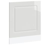 HGFDVCMR Pannello per lavastoviglie Kalmar, bianco lucido, 60 x 1,5 x 57 cm | Elegante pannello frontale per armadietto da cucina realizzato in robusto legno per un look pulito nella tua cucina.