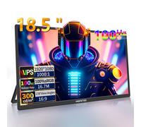 HGFRTEE Monitor portatile da 18,5 pollici 100 Hz con supporto per foro VESA Display esteso per giochi per PC ADS-IPS Supporto per schermo grande Tipo-C HDMI B185-SZF00L1