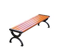 HGFVNFVKHA Panchina da Esterno per Parchi, Panchine da Giardino con Design Ergonomico, Robuste e di Facile Manutenzione, Ideali per Parchi, Giardini e Spazi Esterni(Without a backrest,180x39x39cm)