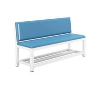 HGFVNFVKHA Panchina per Sala D'attesa, Panchina da Reception con Schienale, Ideale per Uffici, Cliniche, Palestre e Stadi(31.4in/80cm)