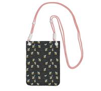 HGFVY Borsa a tracolla per telefono con stampa ape, adatta a tutti i telefoni cellulari. Da usare per correre, camminare, andare in bicicletta, rosa, taglia unica