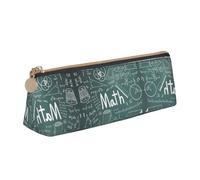 HGFVY Formule Forme Teoria Matematica Lezione Parola Moda Multifunzionale Portatile Astuccio In Pelle Con Grande Capacità di Archiviazione Astuccio Matita