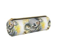 HGFVY Simpatico astuccio per matite in PVC con koala mamma e bambino, piccolo astuccio per penne, matite e accessori