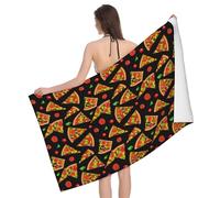HGFVY Tasty Pizza asciugamano in microfibra per viaggi, palestra, campeggio, asciugatura rapida, super assorbente, leggero