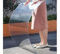 Hggdsac Lastre di Copertura In Policarbonato, Fogli In Acrilico Trasparente, Lastra di Plastica Trasparente Leggera, Resistenti ai Raggi UV, per tetti, tettoie, verande e recinzioni (0.6×12m)