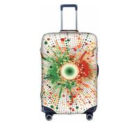 HGIUYDRD Copertura per bagagli con stampa di girasoli gialli - Coprivaligie per bagagli con tessuto elasticizzato elastico, quattro misure, Immagine a forma di ombrello, L