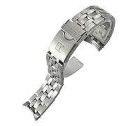 HGJHJJHK 22 mm 21 mm cinghia di orologio in acciaio inossidabile solido per sestar tissot T120417 T120407 T120 braccialetti di orologi argento.