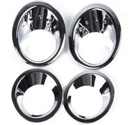 HGJHJJHK 4pcs/Set Luce Posteriore Anteriore Copertura in plastica Addominali cromata per Niss Qashqai/Dualis J10 2007-2009