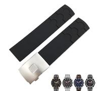 HGJHJJHK Banda di guardia in gomma 20mm adatto per tissot PRS516 T100417 Sports Waterproof Watch Strumenti senza orologio gratis uomini (argento bianco)