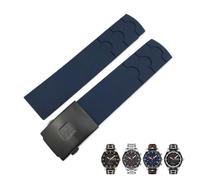 HGJHJJHK Banda di guardia in gomma 20mm adatto per tissot PRS516 T100417 Sports Waterproof Watch Strumenti senza orologio gratis uomini (argento bianco)