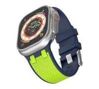 HGJHJJHK Banda di orologio in gomma per fascia da 49 mm 45 mm 44 mm di orologeria in gomma 10 ° 46 mm 42 mm cinghia impermeabile