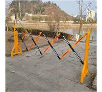 HGJHJJHK Barricata di traffico retrattile, porta di barriera di sicurezza estensibile riempita d'acqua portatile, porta del garage pieghevole alta 96 cm, barriera di traffico retrattile
