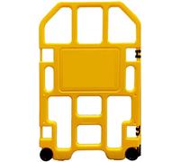 HGJHJJHK Barricata di traffico retrattile, Recinzione di vialetto di separazione pieghevole, porta a forbici portatile per la manutenzione del bagno dell'ascensore del garage con rulli, 95 cm di