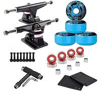 HGJHJJHK Camion Skateboard - Camion Standard per Pattini da Skate 2 PCS con Camion Skateboard con Accessorio per Cuscinetti per Cuscinetti al Riser