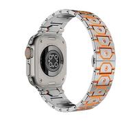 HGJHJJHK Canda di guardia in acciaio in metallo in acciaio inossidabile Titan per banda Ultra 2 49mm 46 mm 45 mm 44 mm Serie cinturino 10 9 8 7 6 5 4 3 2 1 SE con connettore metallico