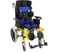 HGJHJJHK Cerebrale Pallsy Wheel Trolley per Adulti/Bambini Multifuzione Che Si Trova a Ruote Auto-propriate, Ruota a propulsione ad Assistente con poggiatesta e poggiatesta