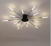 HGJHJJHK Chdelier a LED per Soggiorno Camera da Letto casa chdelier Moderno soffitto a LED Lampada chdelier Illuminazione Decorazione chdelier, Nero, 12 Luce