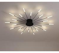 HGJHJJHK Chdelier a LED per Soggiorno Camera da Letto casa chdelier Moderno soffitto a LED Lampada chdelier Illuminazione Decorazione chdelier, Nero, 20 alliggio