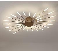 HGJHJJHK Chdelier a LED per Soggiorno Camera da Letto casa chdelier Moderno soffitto a LED Lampada chdelier Illuminazione Decorazione chdelier, Oro, 42light