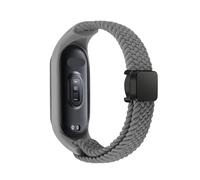 HGJHJJHK Cingcio intrecciato per Xiaomi Mi Band 8 Elastic Nylon Solo Loop Watch Bracciale con fibbia magnetica a fascia magnetica per miband 8 NFC Watchbands